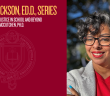 Promotional image for a Fordham GSE event on November 18, featuring the book "Radical Care: Leading for Justice in Urban Schools" by Dr. Rosa L. Rivera-McCutchen. The background is red with a portrait of Dr. Rosa L. Rivera-McCutchen smiling.