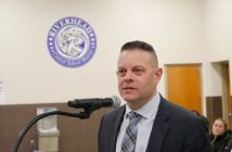 photo of Bob Hagan delivering a speech